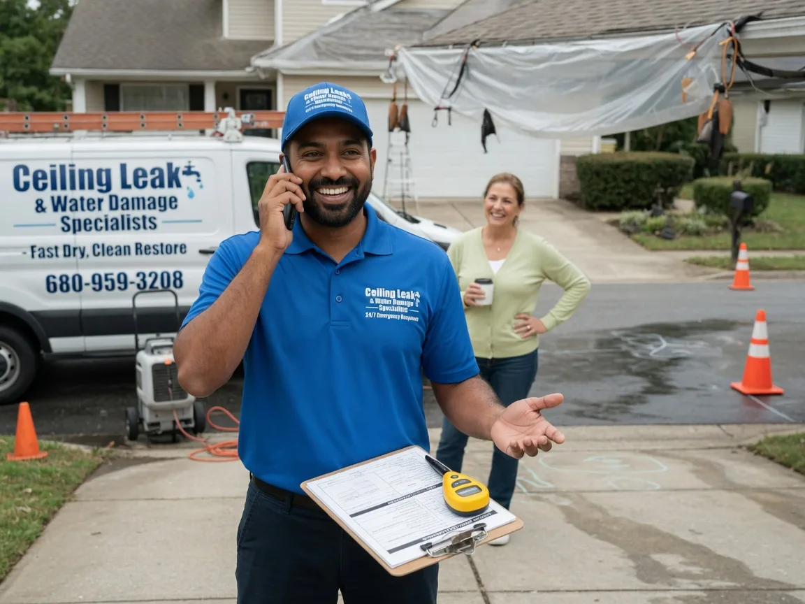 Ceiling Leak Cleanup West Columbia, TX FAQs
